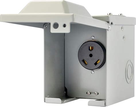 lock box for outside electrical outlet|lockable outside electrical outlet boxes.